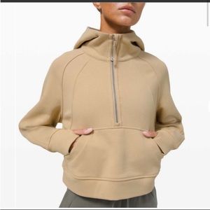 Lululemon oversized scuba hoodie half zip in trench